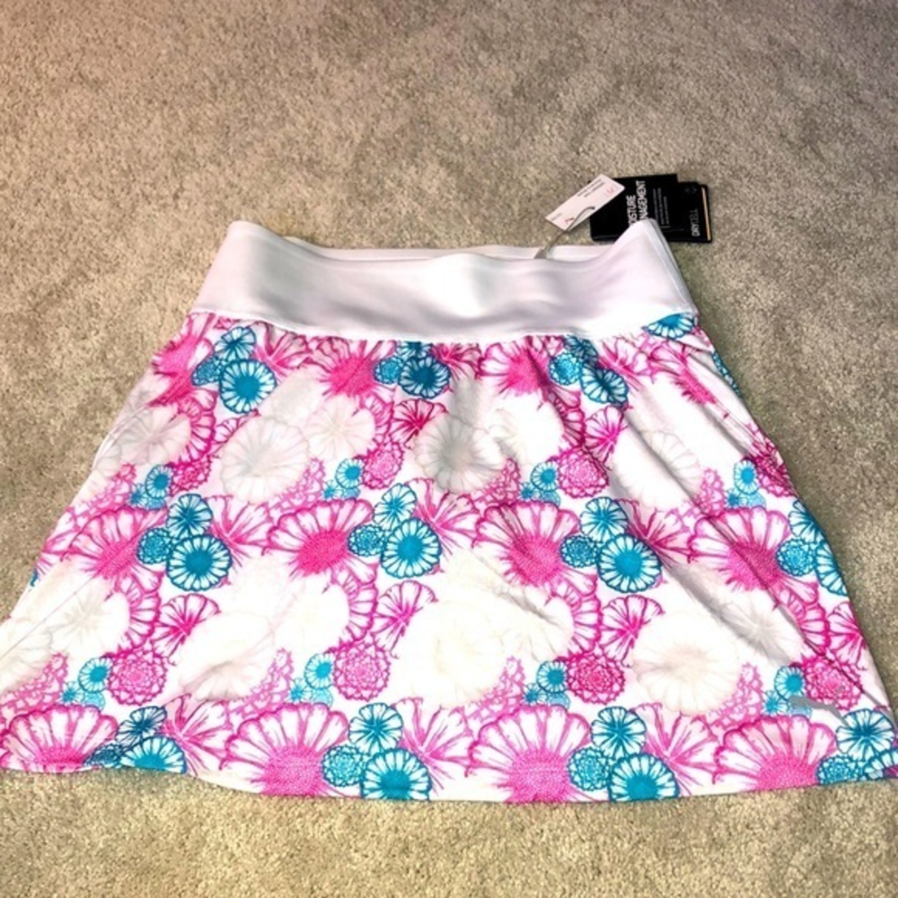 Puma athletic Golf Skort‎ XS Floral Pink Blue
